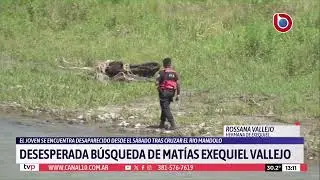 Continúa el operativo para encontrar a Matias Ezequiel Vallejo