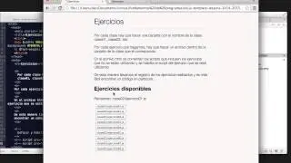 Nuevo documento html para cargar los scripts de las tareas / ejercicios.