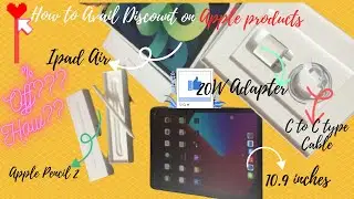HOW TO GET DISCOUNT ON APPLE PRODUCTS | IPAD AIR 4 2020 UNBOXING