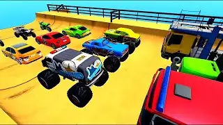 Mega Ramp Gameplay With Super Fast Cars 🔥