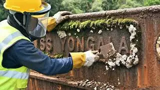 Restoration of the Old ship at deep tropical forest
