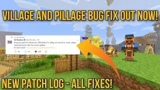 Minecraft PS4 - Village & Pillage Bug Fix OUT NOW! (TU92) - Patch Log - Console Edition