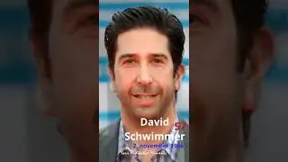 2. Happy birthday David Schwimmer! #shorts #davidschwimmer #actor #celebrity #friends