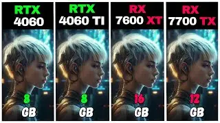 Battle of the Mid-Range: RX 7600 XT vs RTX 4060 vs RX 7700 XT vs RTX 4060 TI