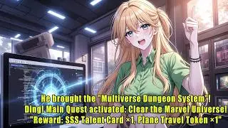 Ding! Main Quest activated: Clear the Marvel Universe!Reward: SSS Talent Card &times;1, Plane Travel Token