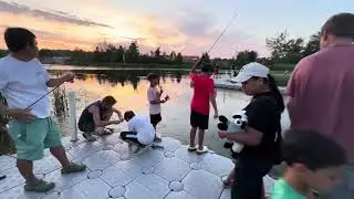 Fishing time in Emily provincial park