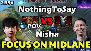 ⚔️ تقابل NothingToSay Vs nisha | تمرکز بر میدلین ⚔️