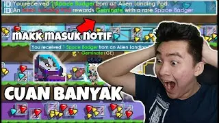 MAKK MASUK NOTIF!! Cara Mudah Profit Alien! GG | Growtopia Alien 2023