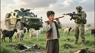 A lonely shepherd in the desert, Arabic relaxing music, Palestinian, Jewish flute melody