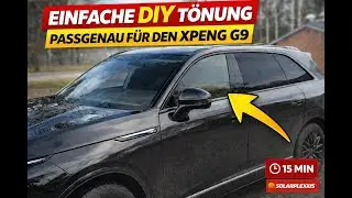 Solarplexius Auto Sonnenschutz (ohne Folie) f&uuml;r den XPENG G9, t&ouml;nen Sie ihre  Scheiben selbst
