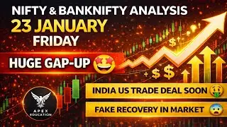 Nifty Tomorrow Prediction |Bank Nifty Tomorrow Prediction |23 January Tomorrow Market gap up or down