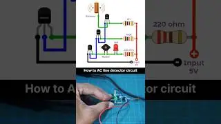 How to AC line detector circuit #electrical #electronic #elecric #shorts #diy