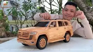Wood Carving - 2024 Toyota Land Cruiser LC300 - Woodworking Art