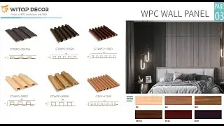 Wood Plastic Composites(WPC) decoration material Manufacturer from China