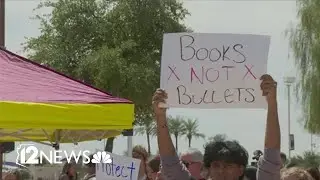 Valley students stage walkout of school in protest of school violence