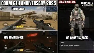 CODM 6th Anniversary 2025 | OG Ghost, New Battle Royale & Zombies | Season 9 Cod Mobile 2025 Leaks