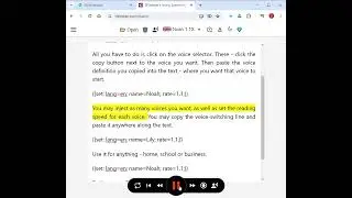 Generate Multiple Speakers Voice-Overs with TTSReader