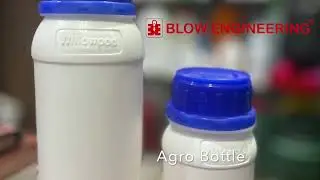 1 LTR DOUBLE STATION SINGLE HEAD AUTO DE-FLASHING HYBRID BLOW MOULDING MACHINE | HDPE AGRO BOTTLES