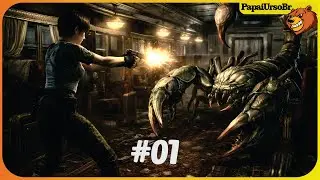 RESIDENT EVIL ZERO DUBLADO │REBECA VS  ESCORPI&Atilde;O  #01 #residentevil