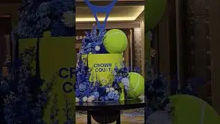 Australian Open 2026 Crown Court Lobby Prop Display #melbourne #ao #australianopen ##crowncasino