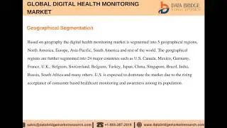 Global Digital Health Monitoring Market &ndash; Industry Trends and Forecast to 2024