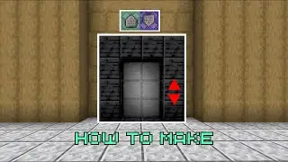 How to make a WORKING ELEVATOR in Minecraft!