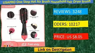 LisaPro Hair Comb Electric Hot Air Brush One Step Hairdryer Brush and Styling Tool On Aliexpress