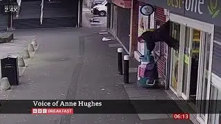 'Shutter Nan' Anne Hughes Left Dangling on The Security Door As Shared On BBC Breakfast [06.03.2024]