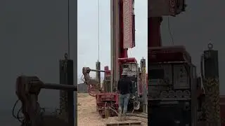 Driller Footage - Lead Driller multitasking for productivity- installing GSHP boreholes and loops