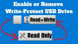 How to Make Pendrive Readonly | Enable or Remove Write Protected USB Format