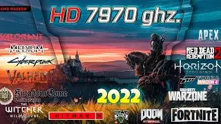 AMD HD 7970 GHZ in 8 GAMES!  Our 2nd MOST BELOVED Old GPU   ( in 2022-2023)