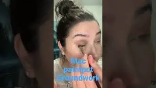 Mac Cosmetics Groundwork paintpot/ perfect one and done eyeshadow
