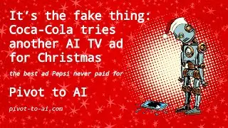 It&rsquo;s the fake thing: Coca-Cola tries another AI TV ad