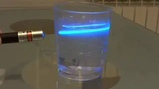 Quinine fluorescence in tonic water
