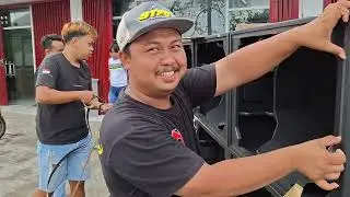 PERSIAPAN MAU CEKSOUND PAKAI BOX BARU‼️SPIKER PAKAI BETAVO 21 INCH