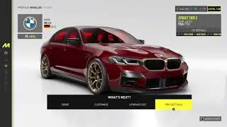 BMW M5 CS  PRO SETTINGS crew motorfest (help us get to that 500 subscriber mark,family! )