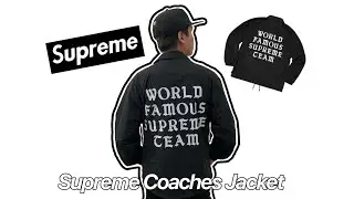 Supreme Coaches Jacket Unboxing & Review!