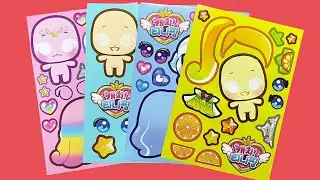 ASMR Sticker Dress Up | New Catch! Teenieping Princesses! (Fruit & Rainbow) | Satisfying