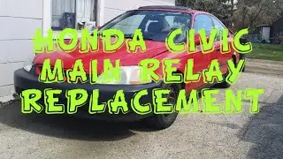 HOW TO REPLACE Honda Civic Main Relay replacement 1994 to 2000