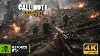 Call of Duty: WWII &ndash; Hill 493 Mission 8 Full Gameplay | COD WW2 Campaign (PC)