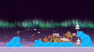 Angry Birds Seasons Winter Wonderham 1-8 Прохождение на 3 Звезды