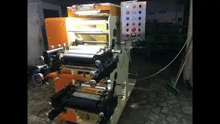 2 RENK FLEXOGRAFİK BASKI MAKİNASI / 2 COLOR FLEXOGRAPHIC PRINTING MACHINE