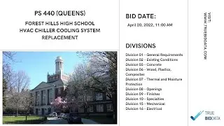 PS 440 (Queens) - Forest Hills High School - HVAC Chiller Cooling System Replacement