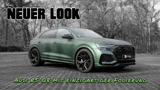 Ma&szlig;anzug f&uuml;r einen Audi RSQ8 in Pine Green Metallic von 3M