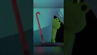 #cute Frog finds cool CROWBAR!! #animation #clayanimation #frog
