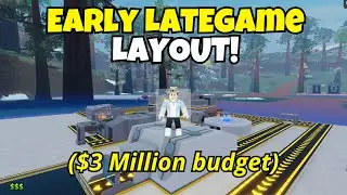 Early Lategame Layout Ultimate Mining Tycoon Roblox!