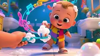 Brush Time Shiny Smiles 🪥 | Brushing Teeth Song for Kids | Healthy Habits Fun