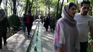 13 bedar Tehran Walking tour ( Iran 2022) -Persian garden سیزده بدر در باغ ایرانی تهران