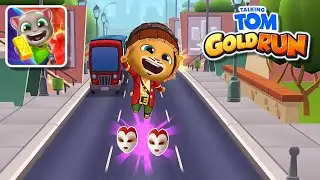 Talking Tom Gold Run - Pirate Ginger - FLYING WORLD Venice Canals Side World Masquerade Ball Event