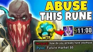 I FOUND A BROKEN WAY TO ABUSE PYKE!! TAKE THIS RUNE AND STOMP LANE - League of Legends